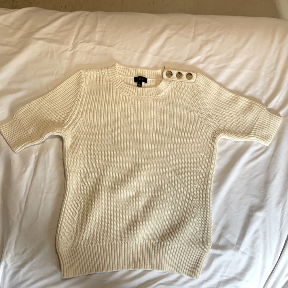 *NEW* talbots blouse with button detail